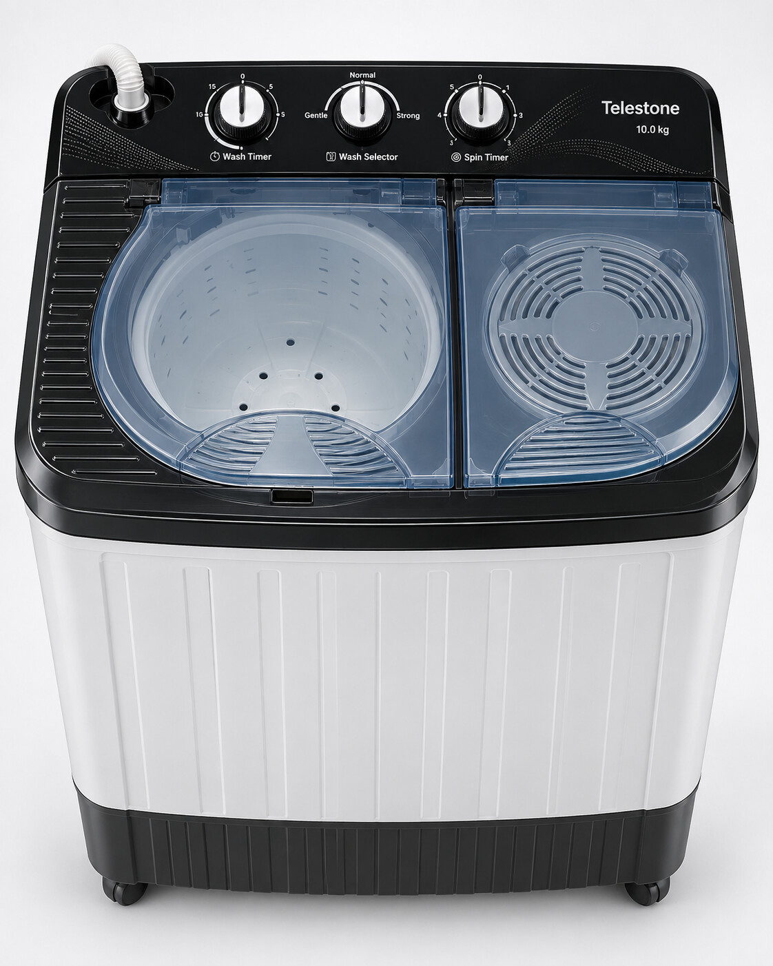 Turbo 10.0 kg Semi-Automatic Washing Machine — Electronic Touch Panel — view 3